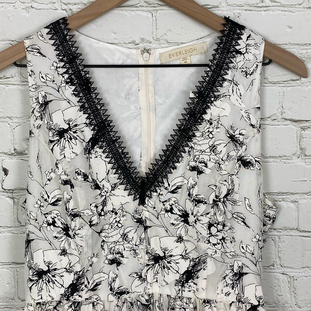 NWT Anthropologie Everleigh Floral Crochet Dress - Picture 3 of 9